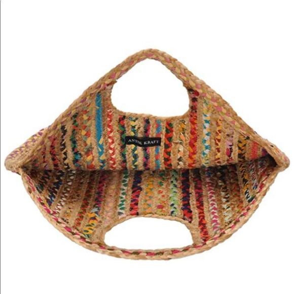 Antik Kraft Summer Straw Ruhi Tote Bag - Picture 3 of 4